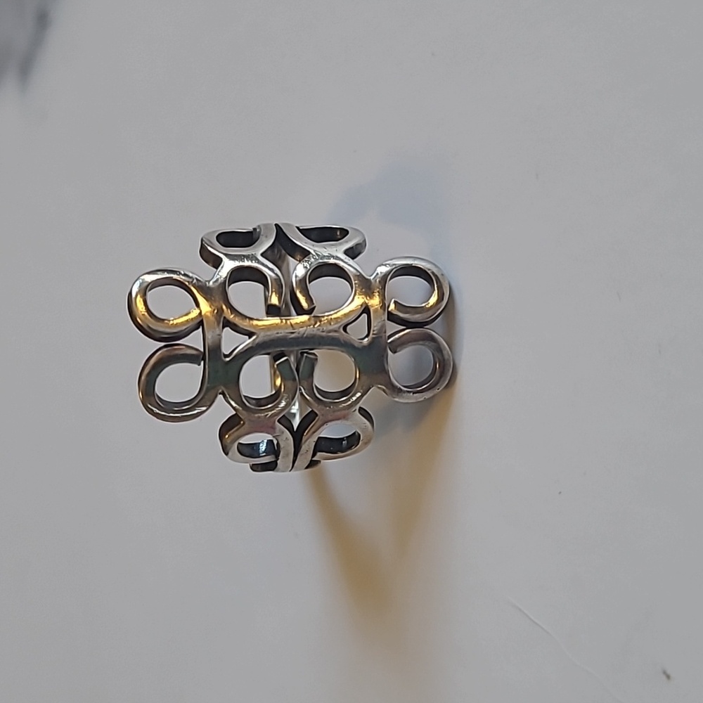 Vintage Mexican Sterling Waves Ring
